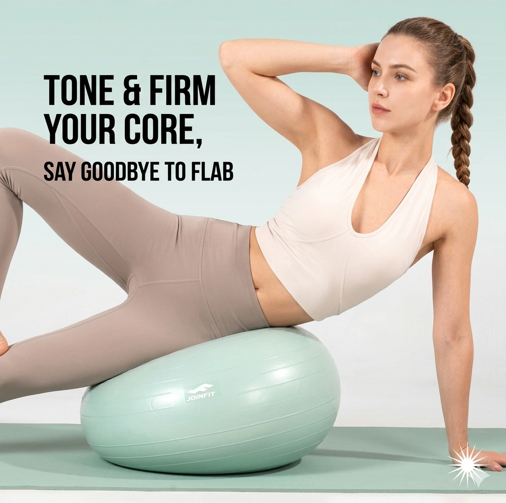 Anti-Burst Donut Swiss Ball - Stable Exercise Balance Trainer & Ergonomic Sitting Cushion 3 Anti-Burst Donut Swiss Ball - Stable Exercise Balance Trainer & Ergonomic Sitting Cushion - Image 3