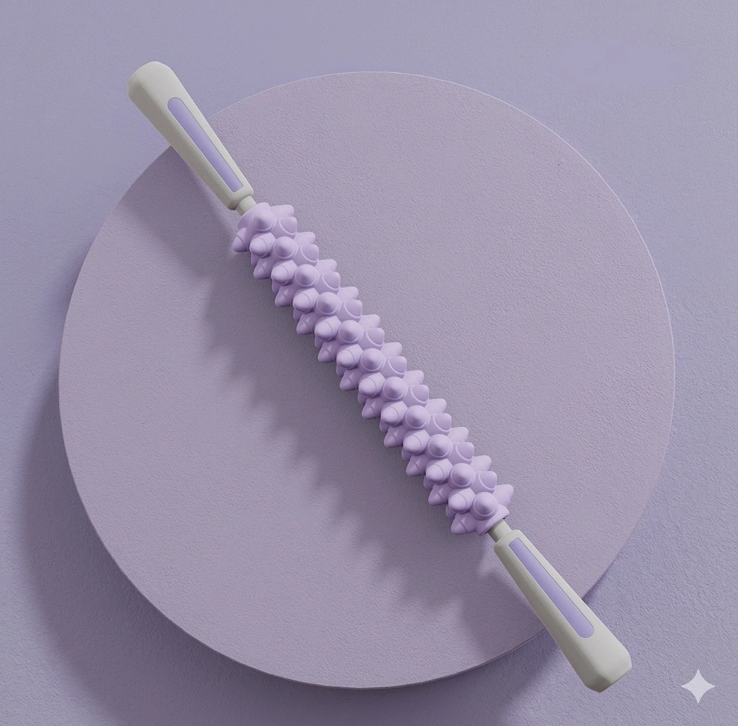 Deep Tissue Spiky Muscle Roller Stick - Purple Fascia Massager for Post-Workout Recovery & Pain Relief 6 Deep Tissue Spiky Muscle Roller Stick - Purple Fascia Massager for Post-Workout Recovery & Pain Relief - Image 6