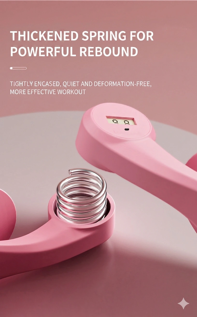 Smart Pelvic Floor Muscle Trainer - Digital Counter & USB Rechargeable Thigh Master for Postpartum Recovery 14 Product Detail Images 4