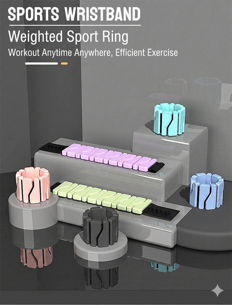 Silicone Wrist Ankle Weights Set description 1