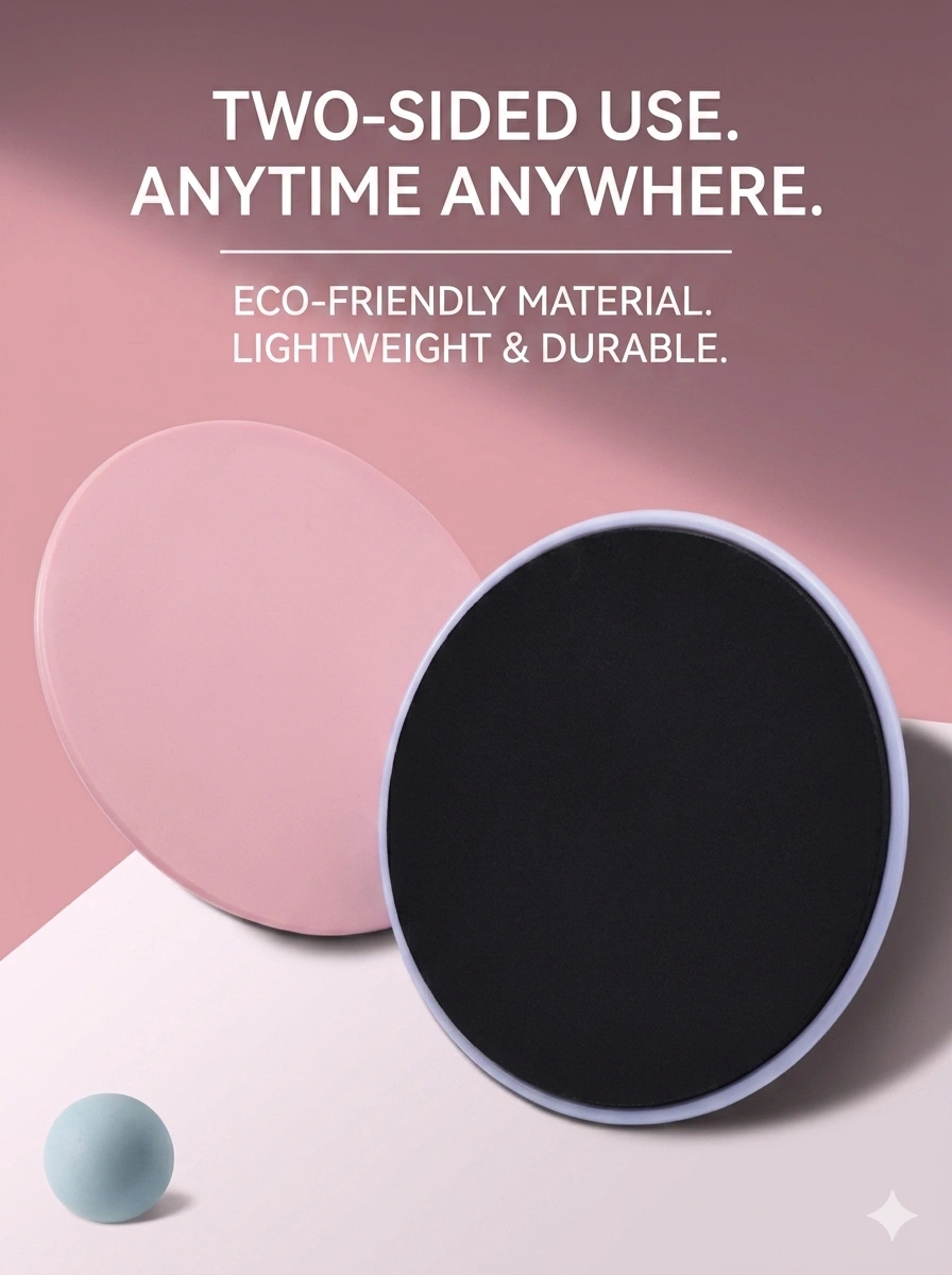 double sided core sliders pink purple