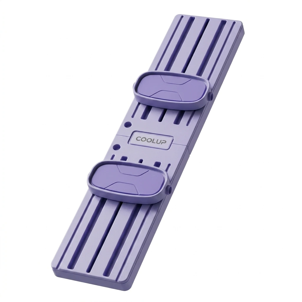 EasyLean Portable Ski Machine Simulator in lavender purple for home leg toning and postpartum cardio.