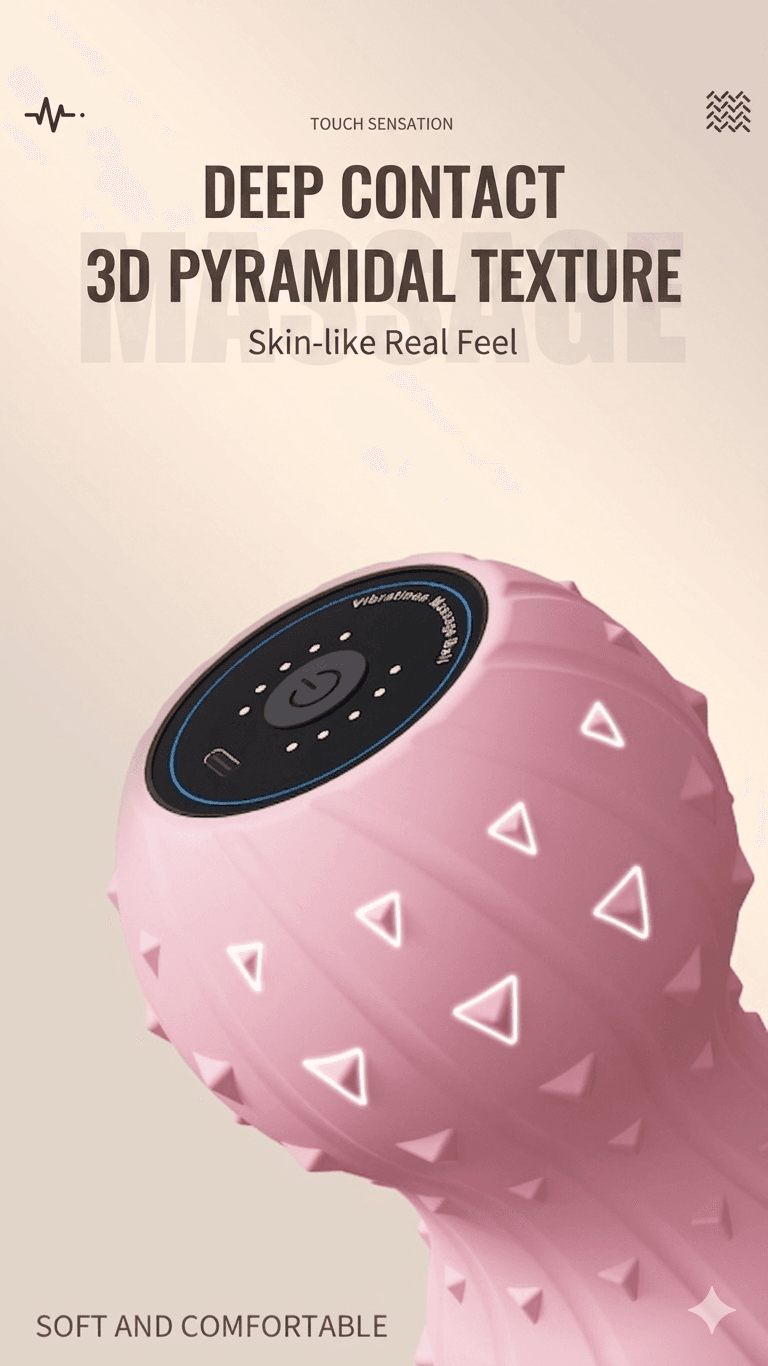 electric vibrating peanut massage ball description 4