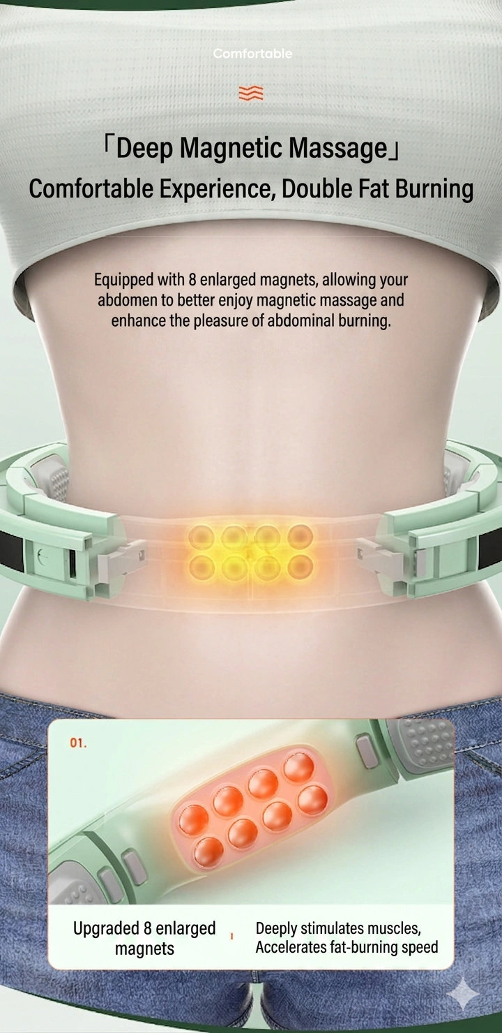 magnetic massage ball smart hula hoop