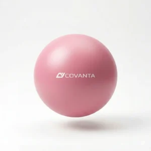 Pink Covanta mini yoga ball for pilates core training and pelvic floor exercises