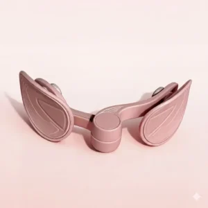Pink pelvic floor muscle trainer and thigh master for postpartum recovery and inner thigh exercise