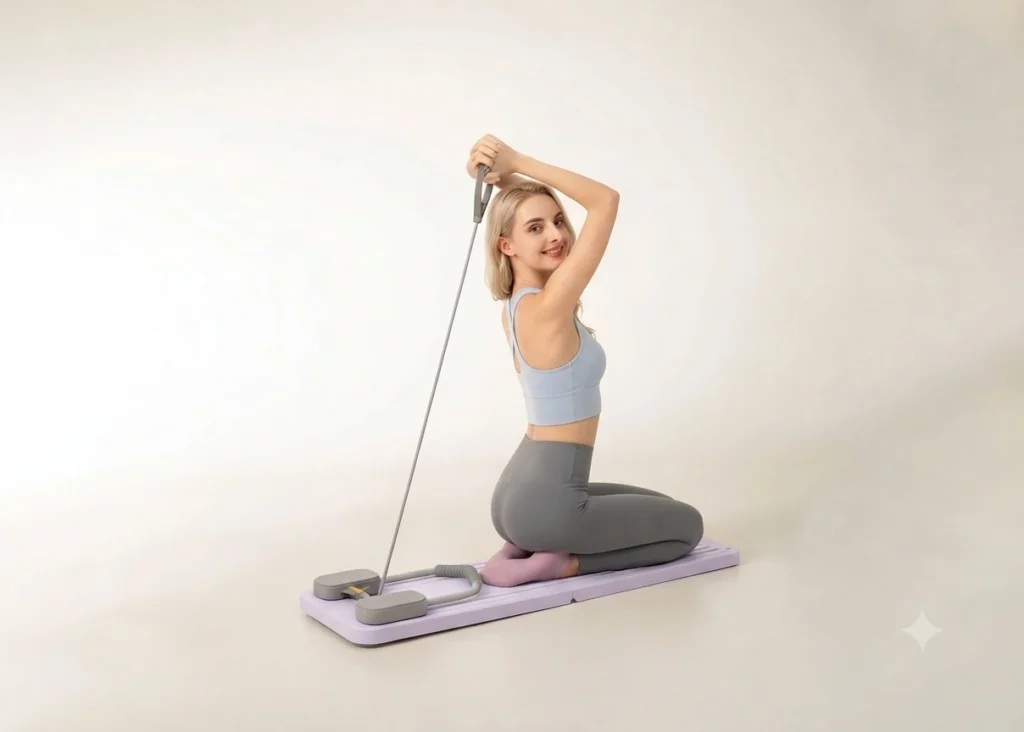 EasyLean Portable Pilates Reformer Board Workout