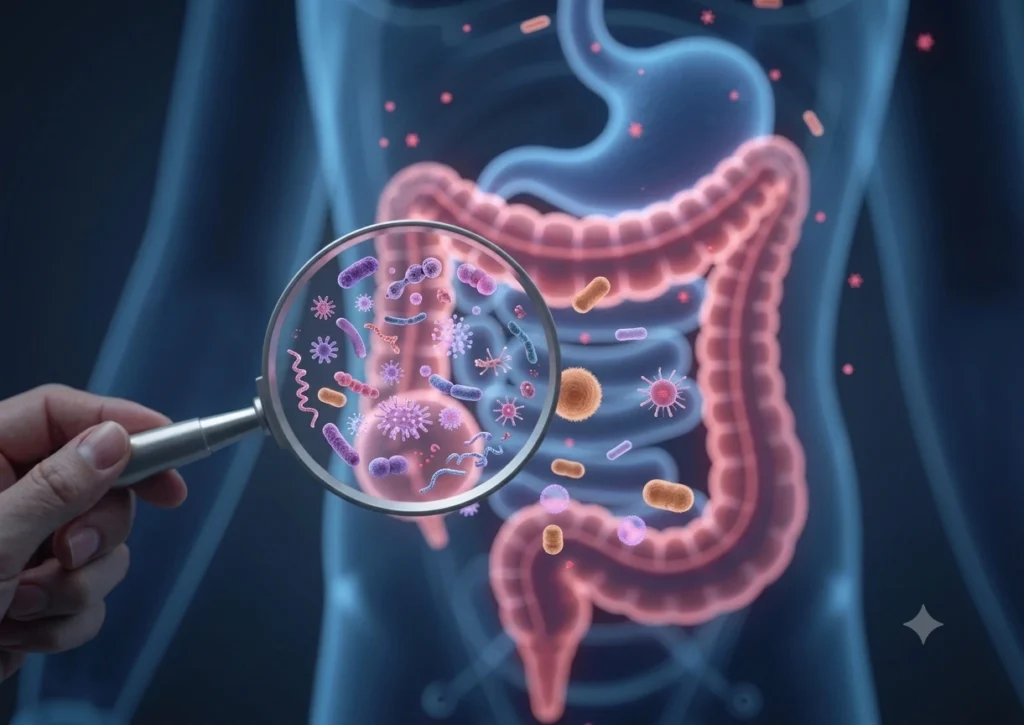 Optimizing gut microbiome weight loss during a body recomposition at home program.